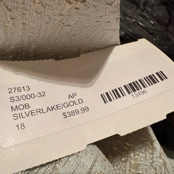 ALYCE PARIS 27613 in Silverlake/Gold Size 18 UNALTERED! NWT - Picture 8 of 13